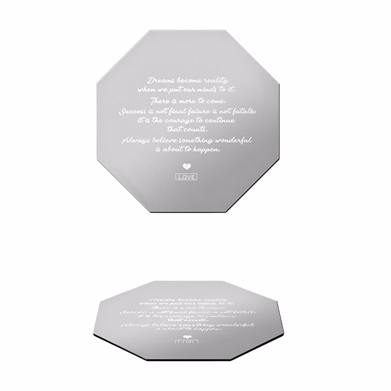 Silver Stainless Steel with EVA Base Coaster