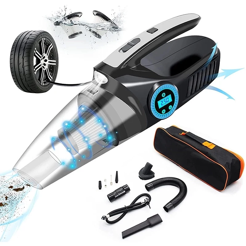 Car Vacuum Cleaner With Tire Inflator 1