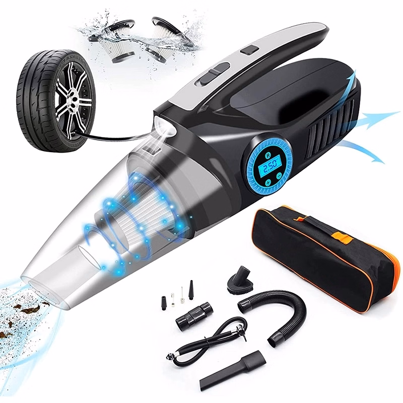 Car Vacuum Cleaner With Tire Inflator