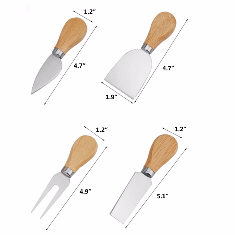 Rust-Resistant Stainless Steel Cheese Knife