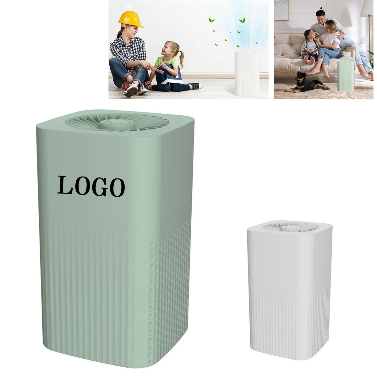 Quiet 2 in 1 Small Diffuser Desktop Air Purifier 1