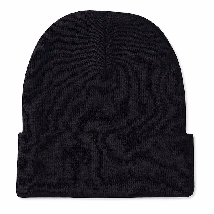 Men's Beanie Hats - Black Cuffed