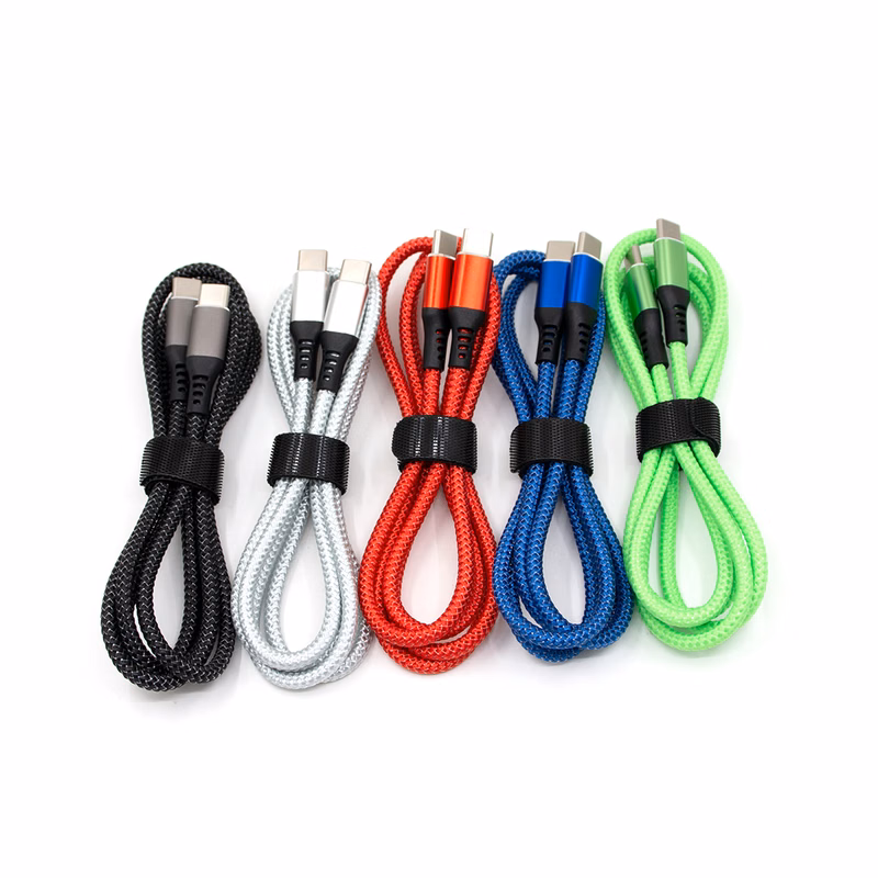 Type C Braided Charging Cable - Type C to iPhone