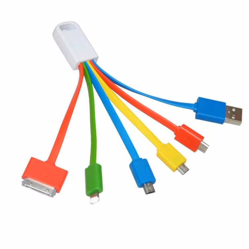 5 In 1 Usb Universal Multi Phone Charging Cables