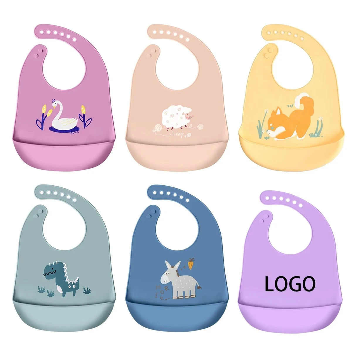 Silicone Baby Bibs 1