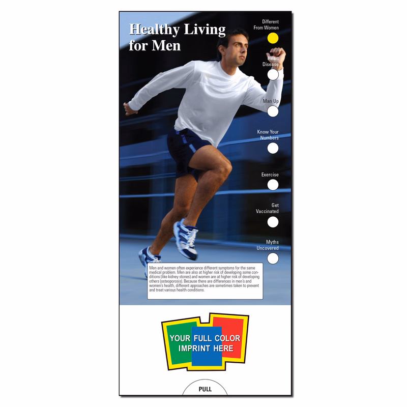 SLIDE CHART - Healthy Living for Men Slide Chart