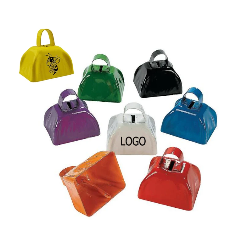 3" Metal Cowbell Noisemakers 1