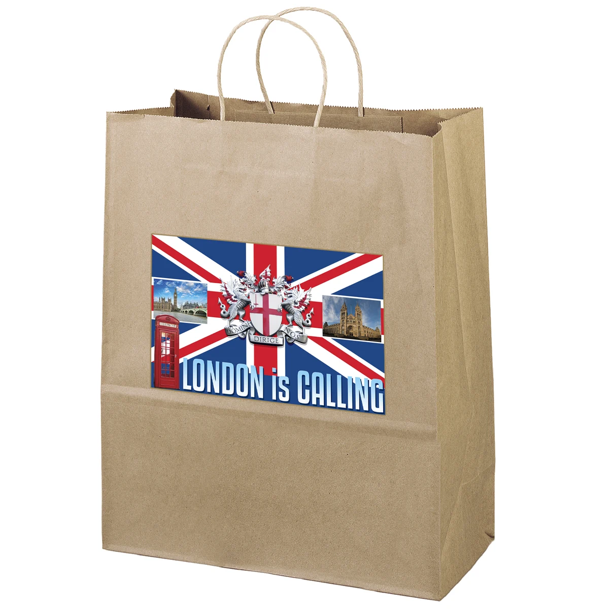 Eco Citation - Kraft-Brown Shopper - ColorVista 1