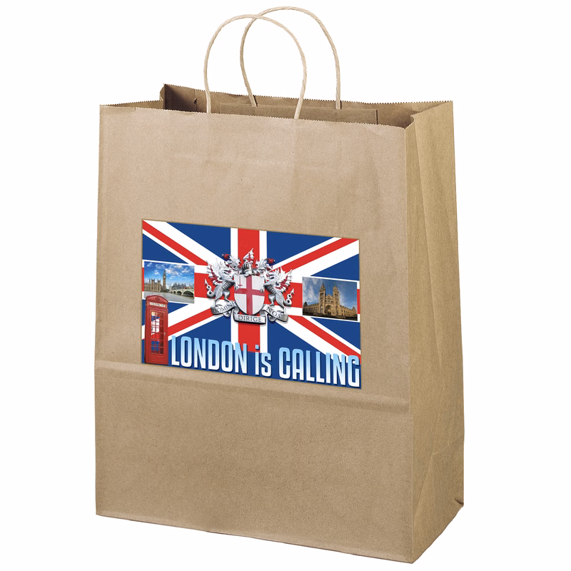 Eco Citation - Kraft-Brown Shopper - ColorVista