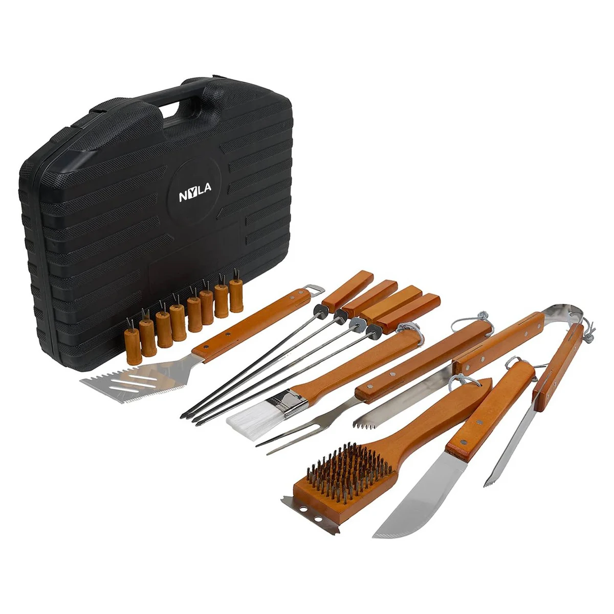 18Pcs Barbecue Set w/ Storage Case 1
