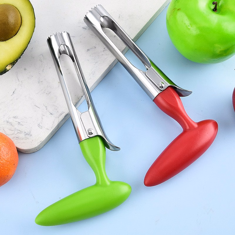Sturdy Apple Core Remover with Sharp Serrated Blades