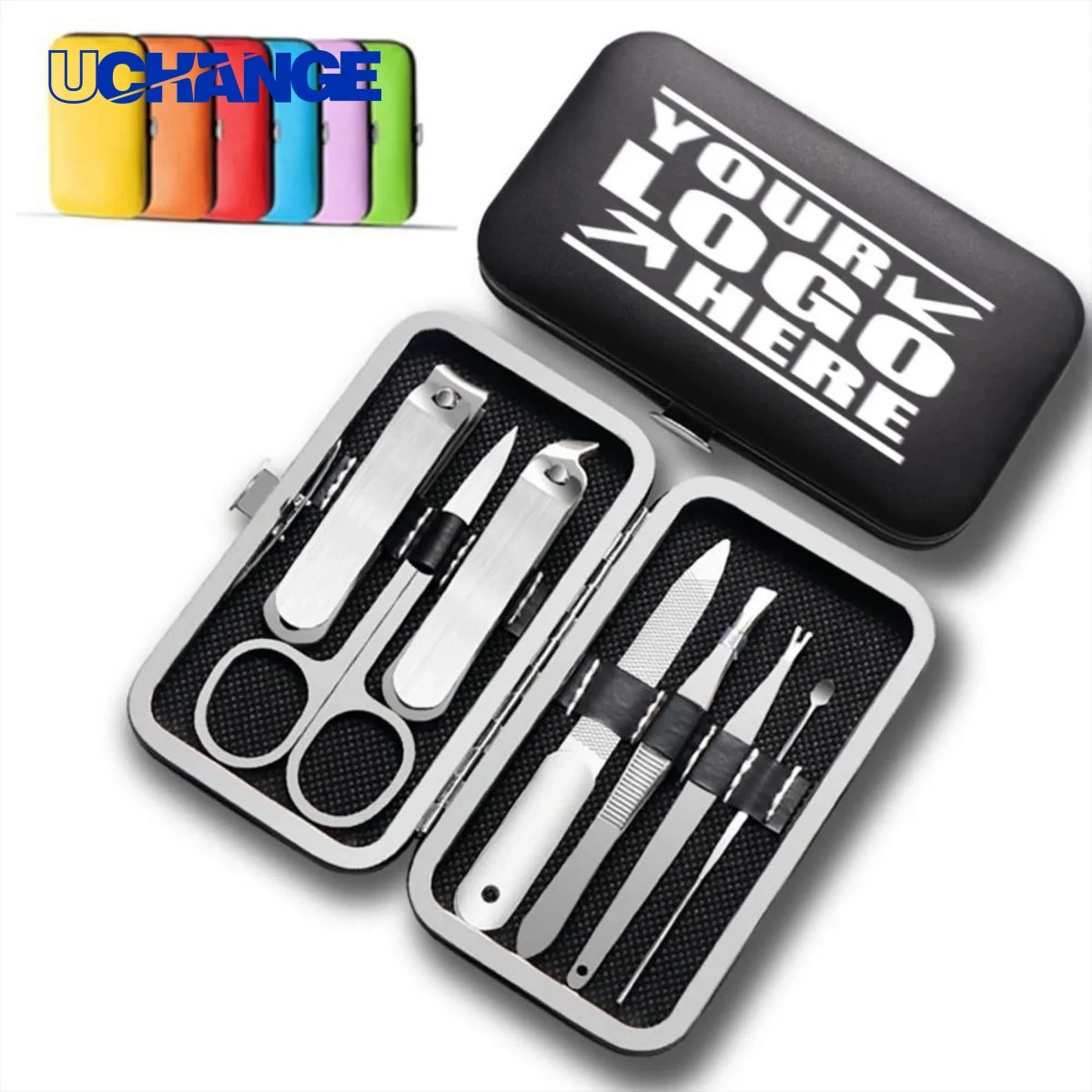 7 Pcs Portable Stainless Steel Manicure Set 1