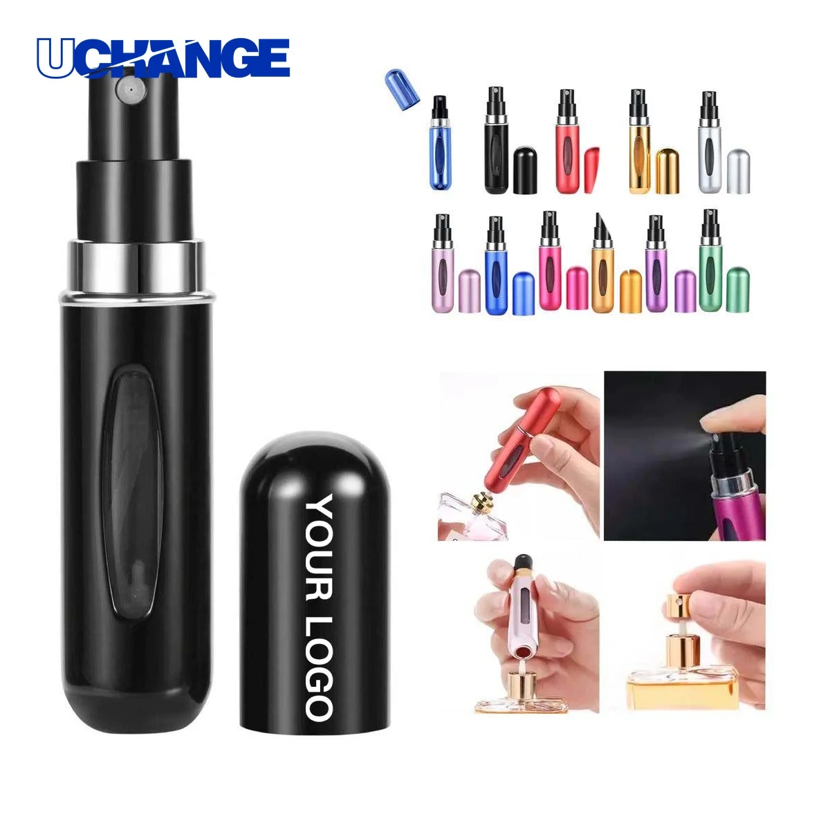 Aluminum Perfume Atomizer Dispenser Portable Travel Size 1