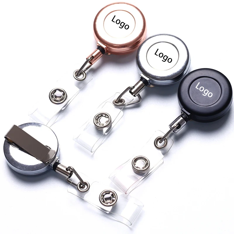 Metal Badge Reel with Back Clip 1