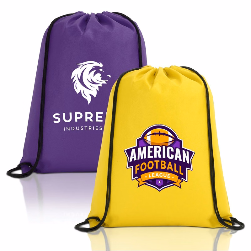 Non Woven Drawstring Cinch Backpack 14" X 17"
