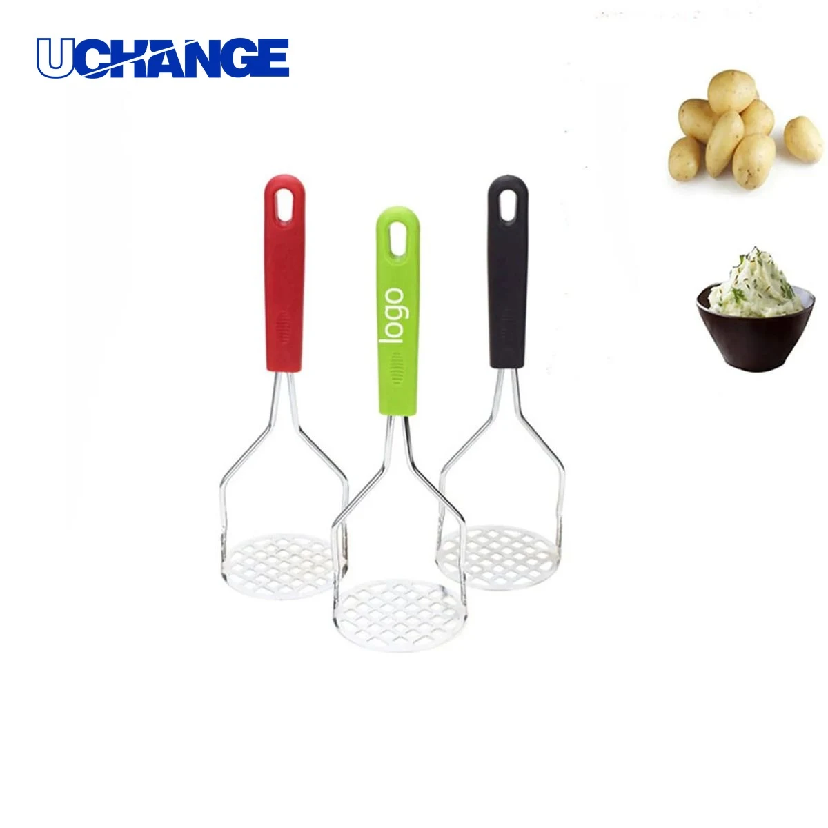 Stainless Steel Potato Masher Tool for Cooking 1