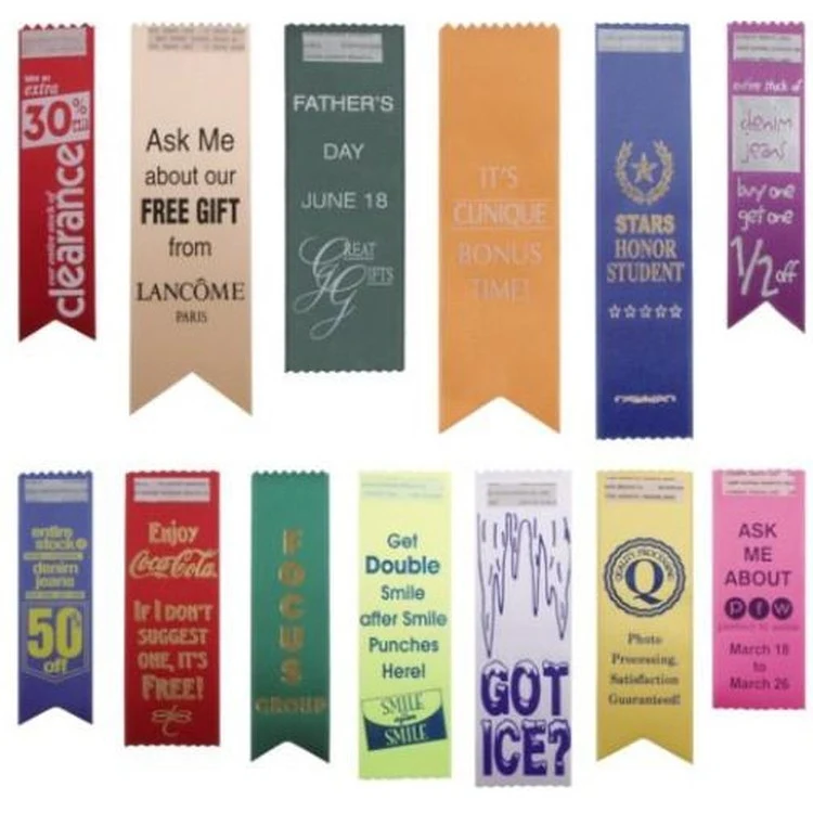 Satin Ribbon Badge 1