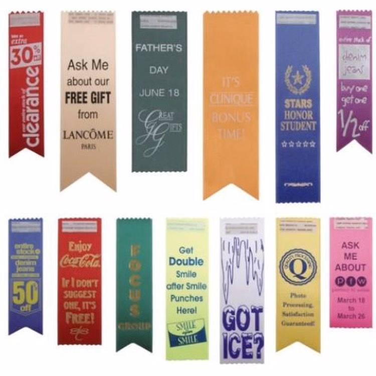 Satin Ribbon Badge