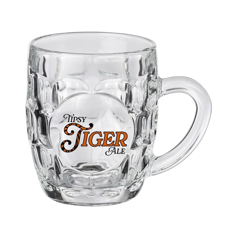 10 oz. Arc® Classic Dimpled Beer Mug (2 Color Imprint) 1