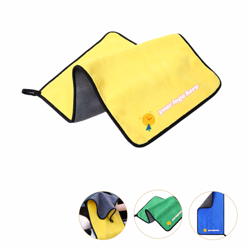 MOQ 10pcs Coral Fleece Car Towel