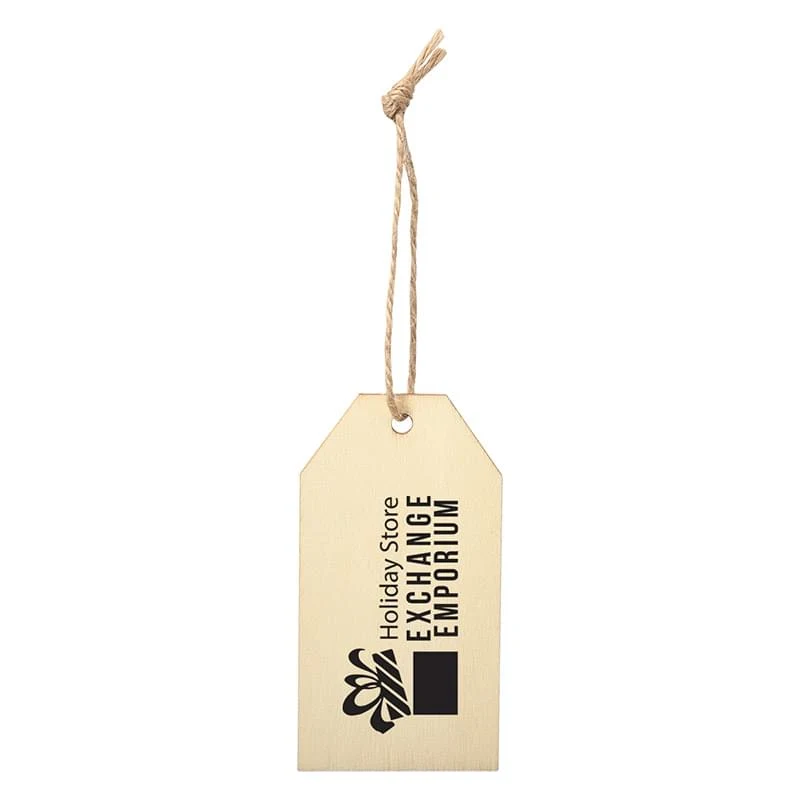 Wood Ornament - Gift Tag 1