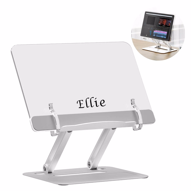 Acrylic book & laptop stand