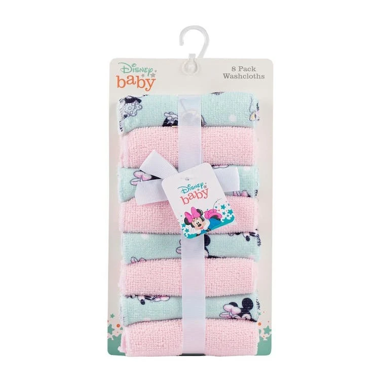 Minnie Mouse Baby Washcloths - 8 Pack 1