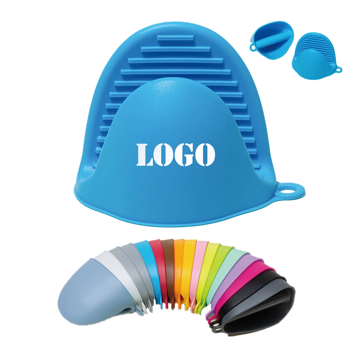 Heat Insulation Glove Clip Silicone Oven Mitt 1