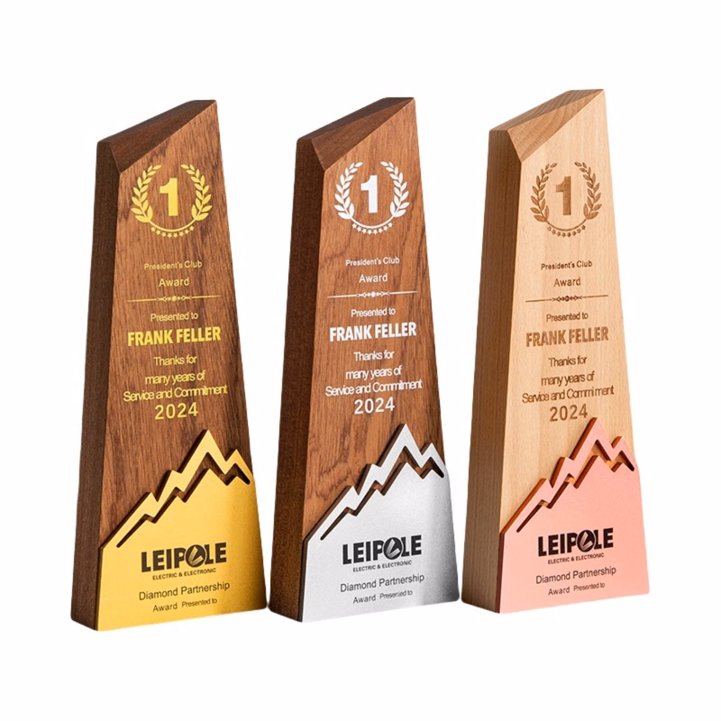 Wooden Mountain Award Trophy