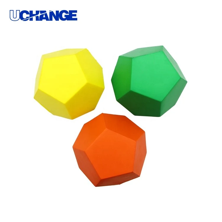 PU Polyhedron Stress Ball Geometric Squeeze Toy 1
