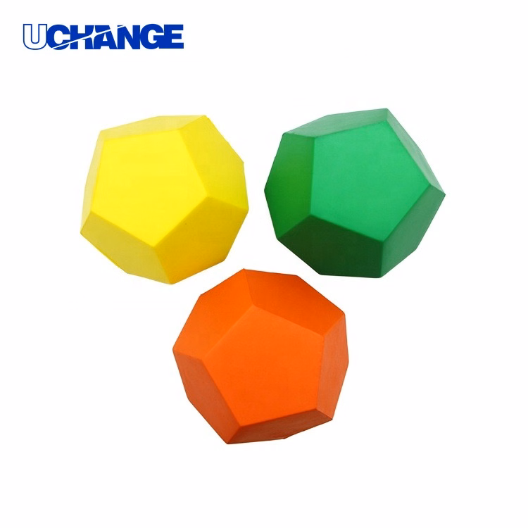 PU Polyhedron Stress Ball Geometric Squeeze Toy