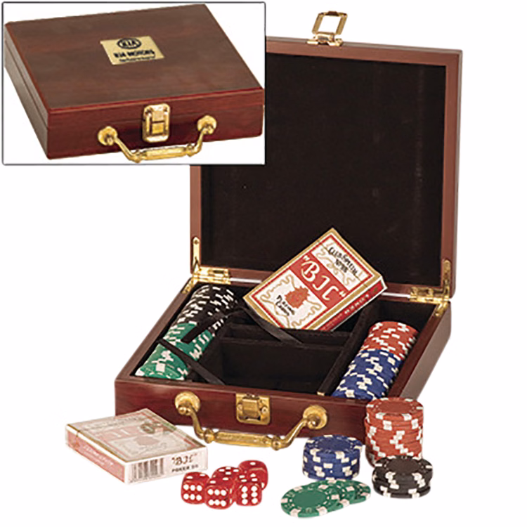 Rosemont Poker Gift Set - 100 Chip