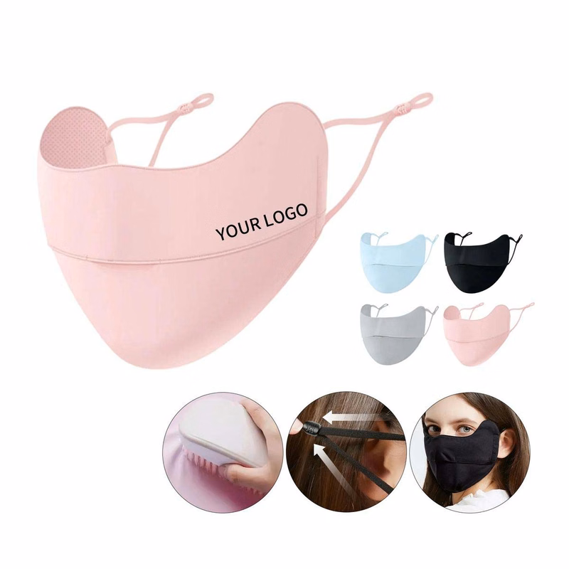 Ice Silk UV Protection Mask with Pouch