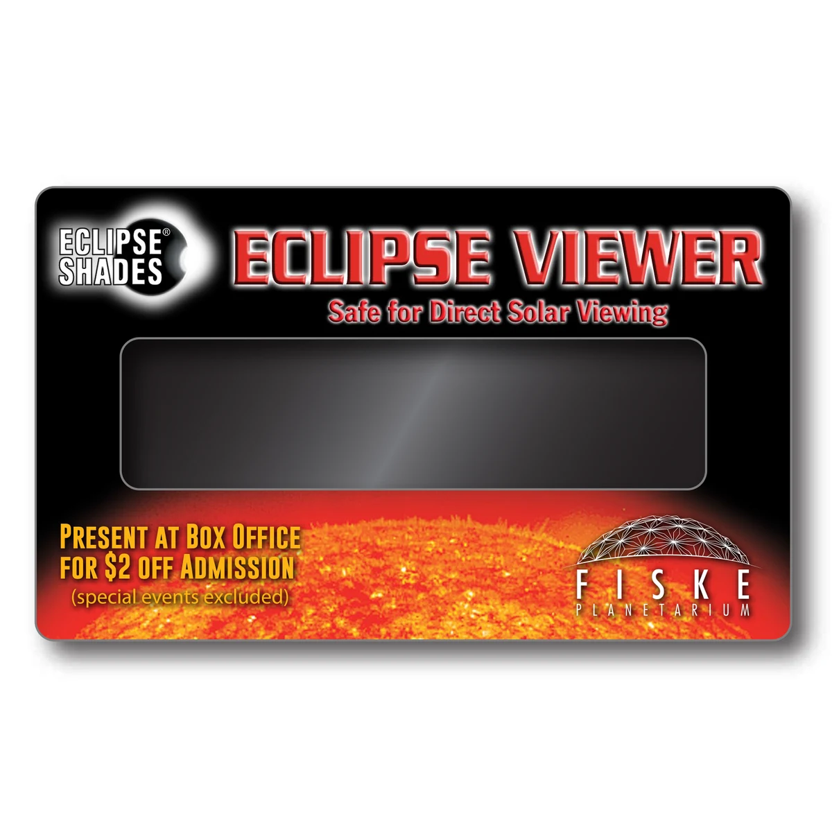 Solar Eclipse Viewer - Custom Imprint 1