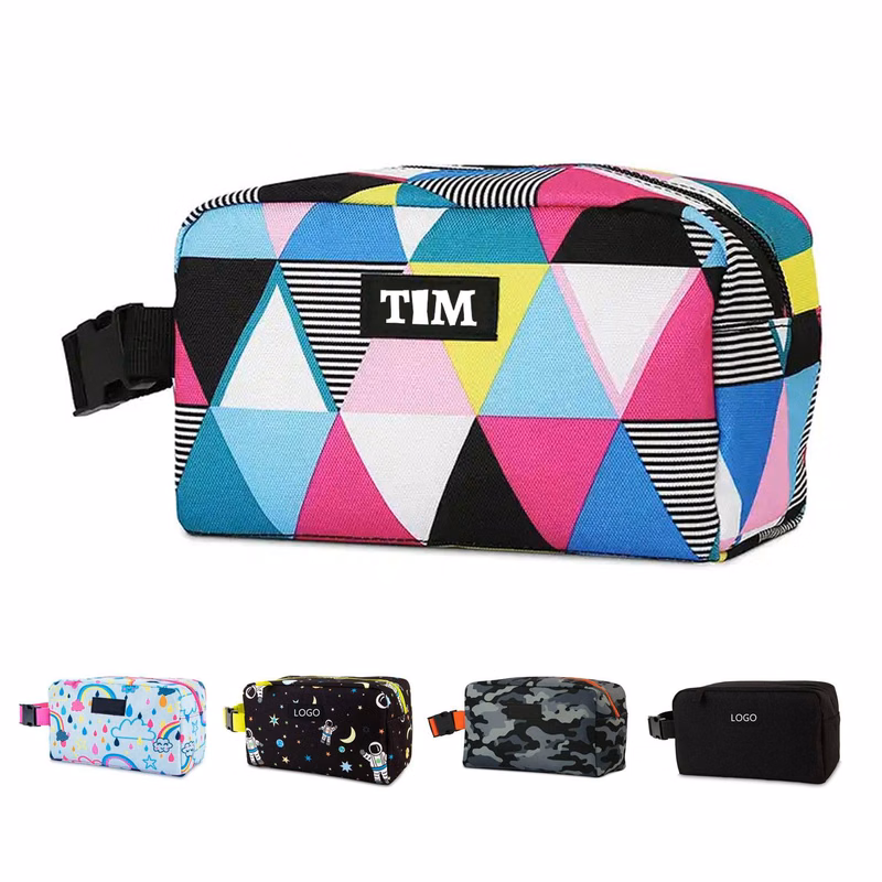 Snack Box with Insulated Lining and Colorful Design