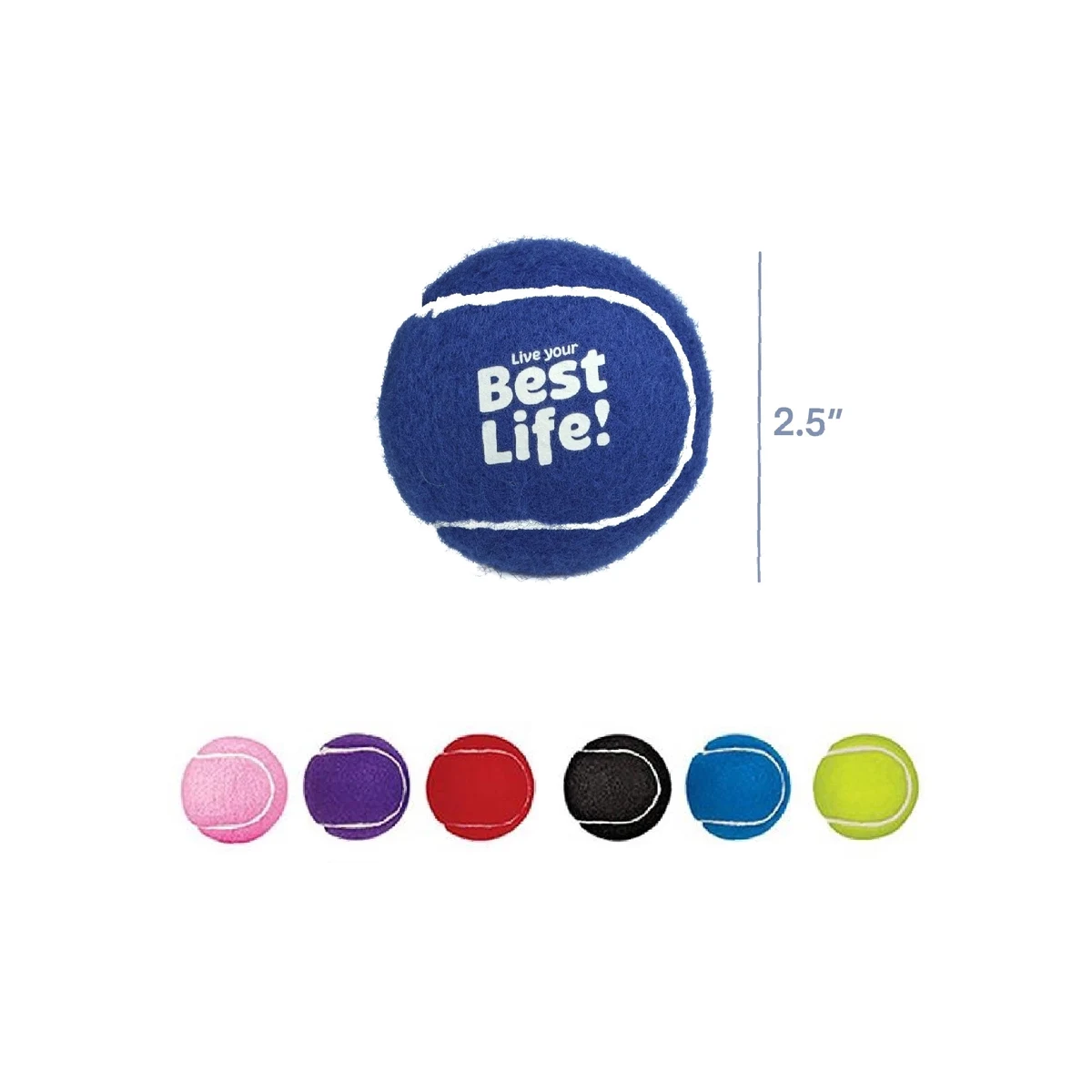 Colorful Pet Tennis Ball MOQ 50PCS 1