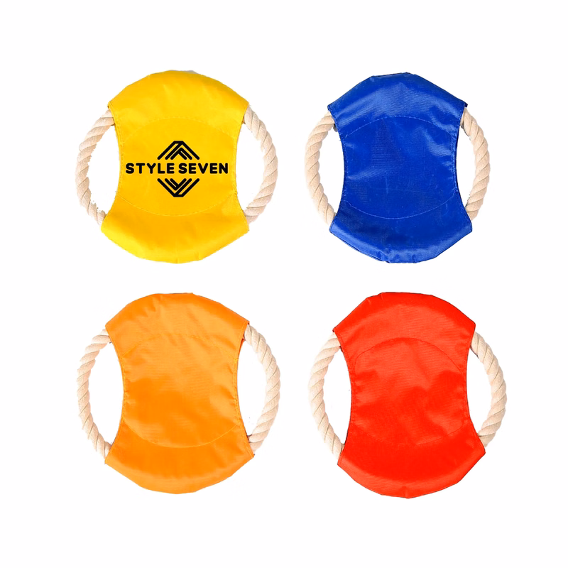 Dog Flying Disc Toy Rope Training