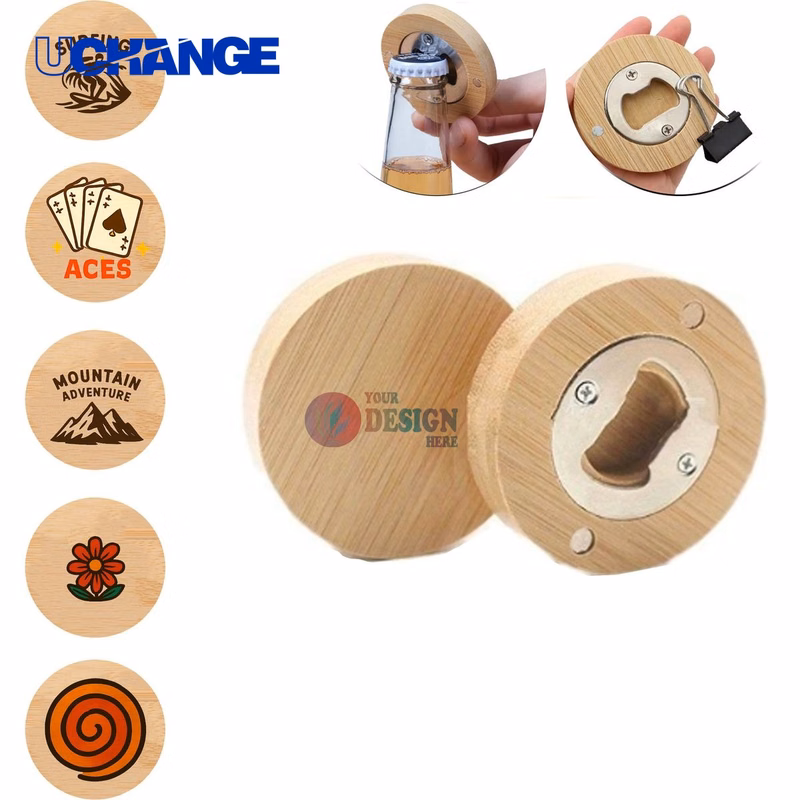 Wood Beer Opener Tool for Barware
