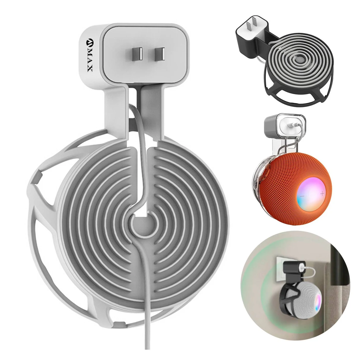 Apple Homepod Mini Wall Mount Holder with Cord Management 1