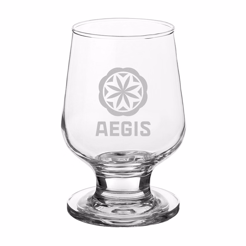 12 oz. Elytra Water Goblet Glass (Engraved Imprint)