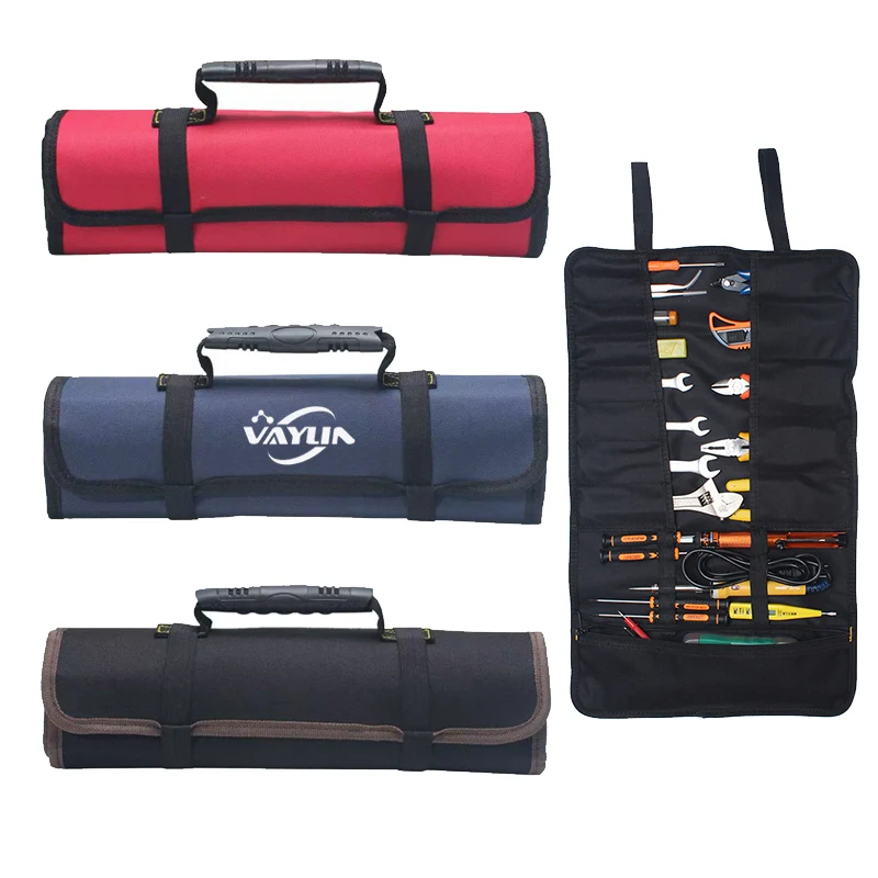 Portable Multifunctional Roll Up Tool Storage Bag 1