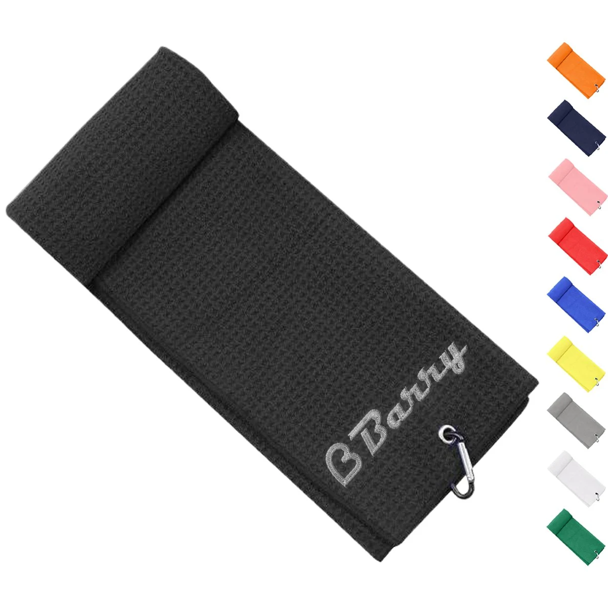 Microfiber Sports Golf Towel w/ Clip 1