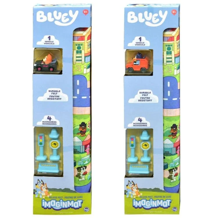Bluey Imaginmat with Car and Accessories 23.5" x 30.5" 1