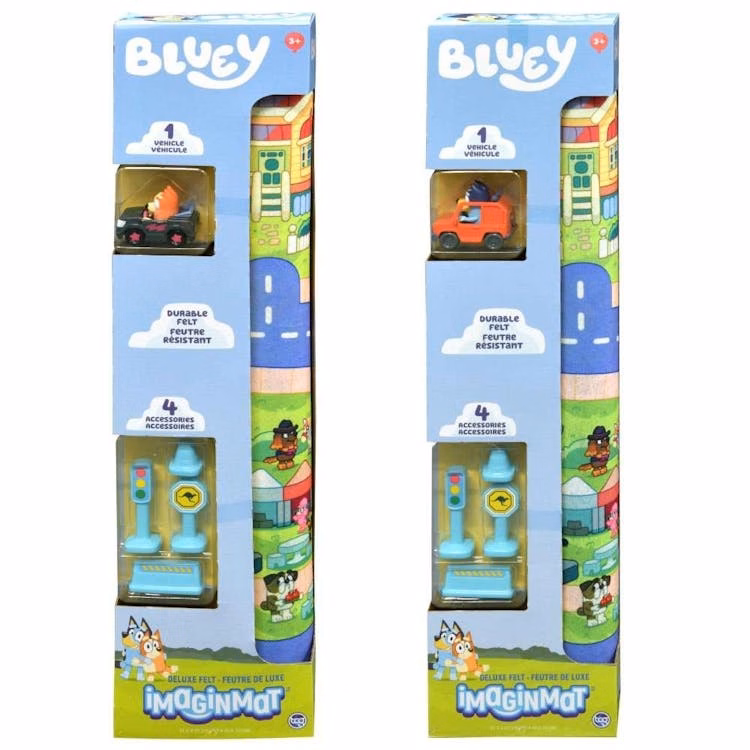 Bluey Imaginmat with Car and Accessories 23.5" x 30.5"
