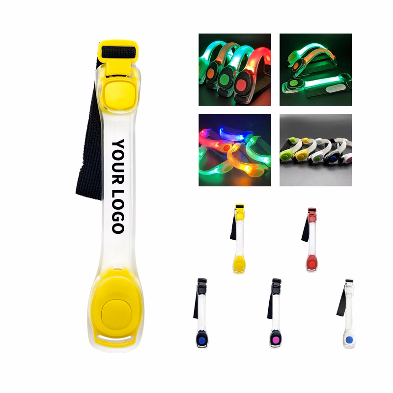 PVC Lighted Safety Arm Band 7.3" Length X 1.4" Width
