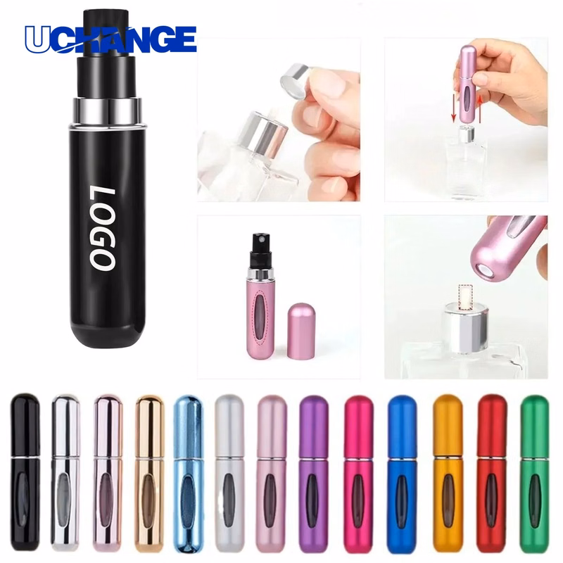 Portable Refillable Perfume Mist Bottle for Travel & Personal Care