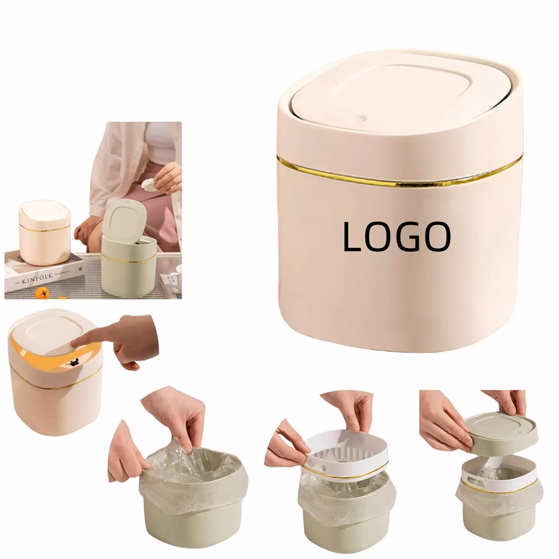 Mini Desktop Trash Can