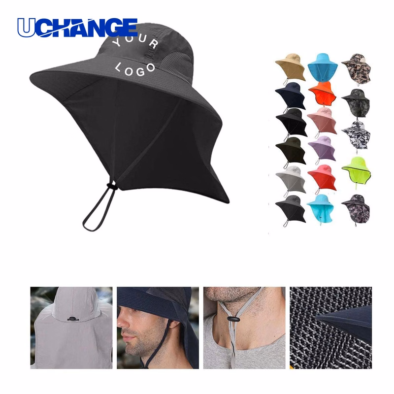 Summer UV Protective Sun Hat with Wide Brim for Outdoor Use