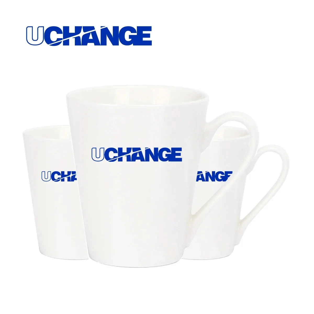 White Ceramic Coffee Mug For Custom Logos 1