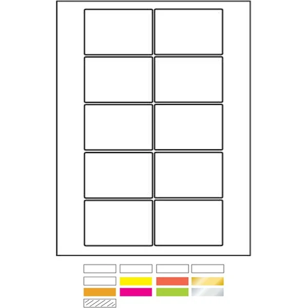 Laser Labels Printed (2"x3") 1
